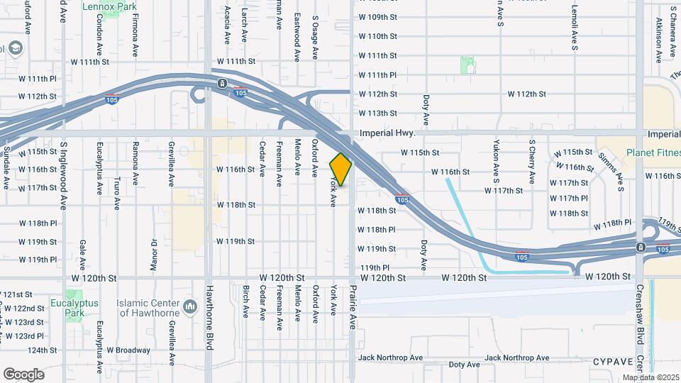 11702 York Ave Map and Location Details