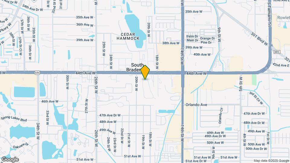 4407 19th Street Cir W Map and Location Details