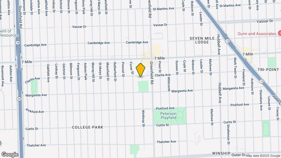 18697 Winthrop St Map and Location Details