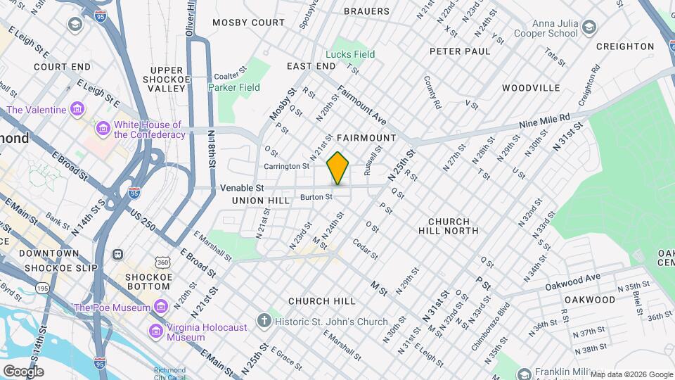 2305 Venable St Map and Location Details