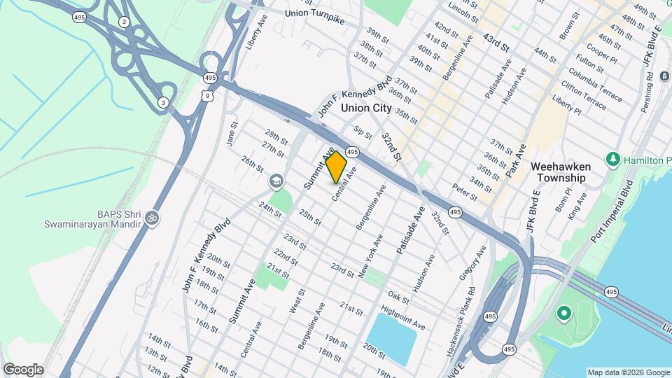 2705 Central Ave, Unit 1 Map and Location Details