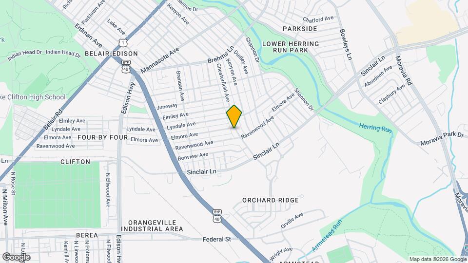 3925 Chesterfield Ave Map and Location Details