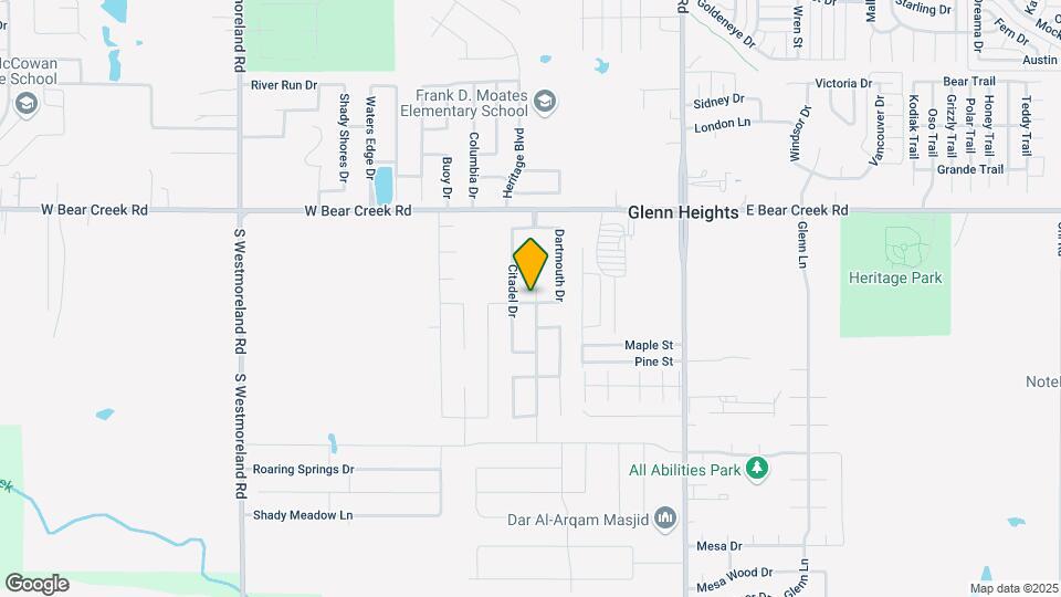 1807 Berkley Dr Map and Location Details