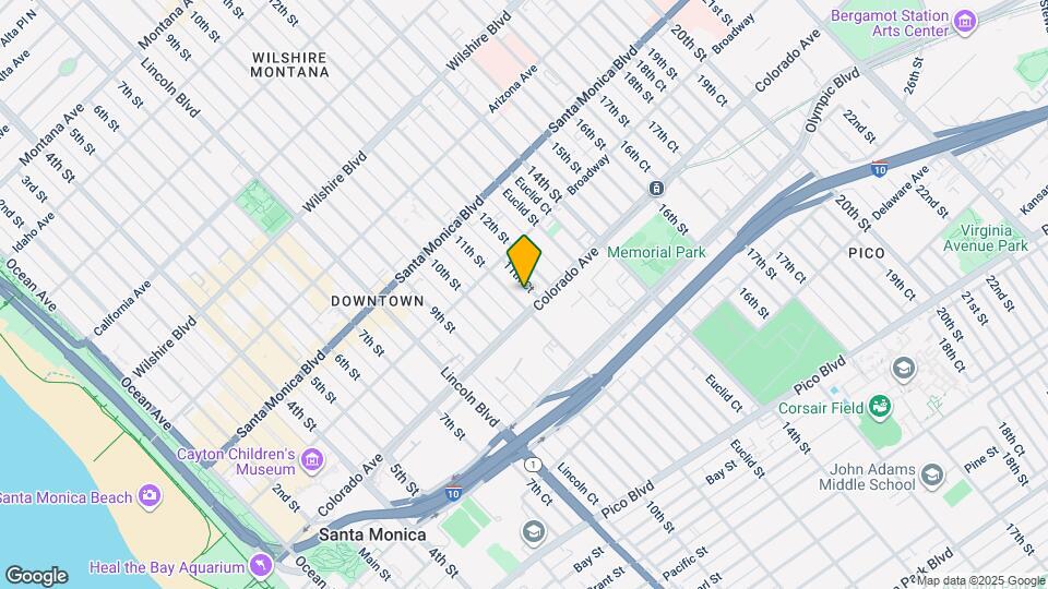 1543 11th St Mapa y Detalles de la Ubicación