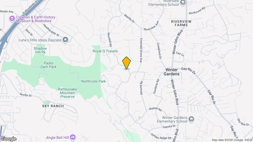 8918 Westhill Rd Map and Location Details