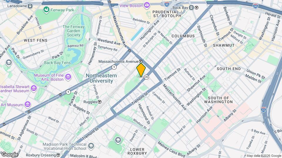 627 Columbus Ave Map and Location Details