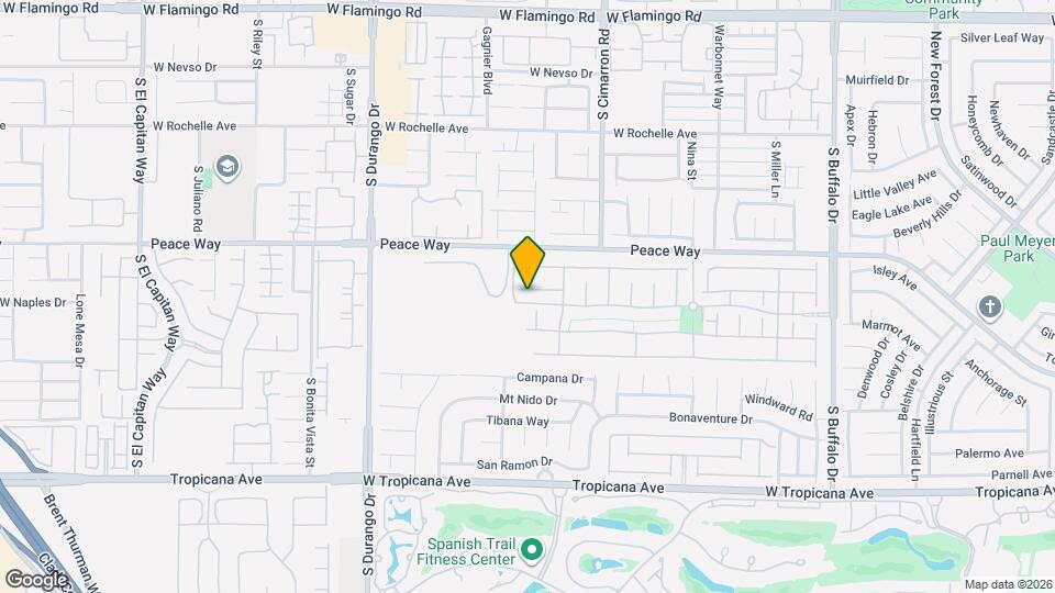 8327 Spectacle Reef Ave Map and Location Details