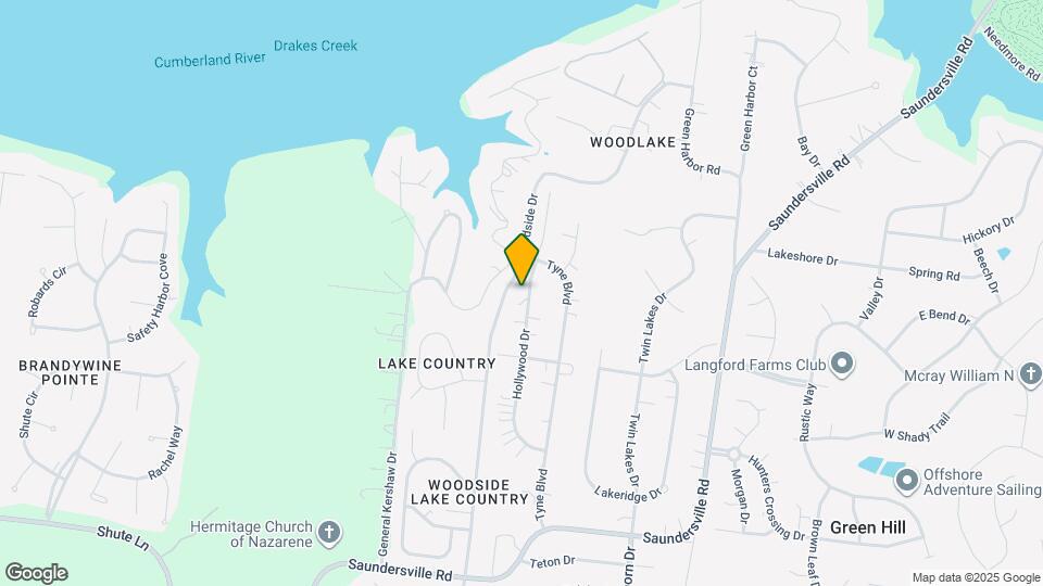 313 Hollywood Dr Map and Location Details