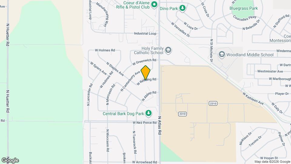 4424 W Redding Rd Map and Location Details
