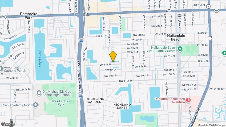 700 SW 8th St Map and Location Details