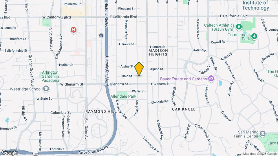 1016 S Euclid Ave Mapa y Detalles de la Ubicación