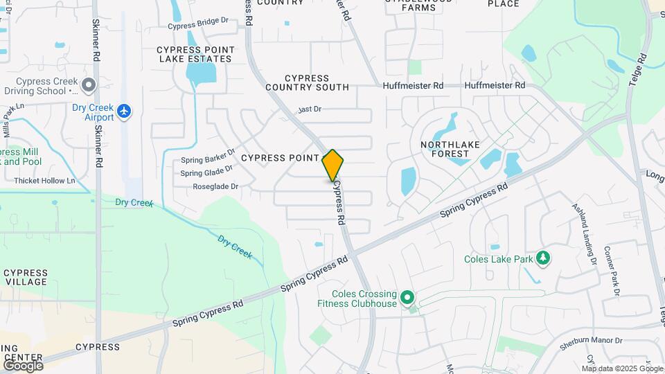 16210 Cypress Point Dr Map and Location Details