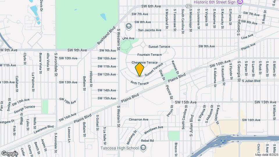 322 Sunset Terrace Map and Location Details