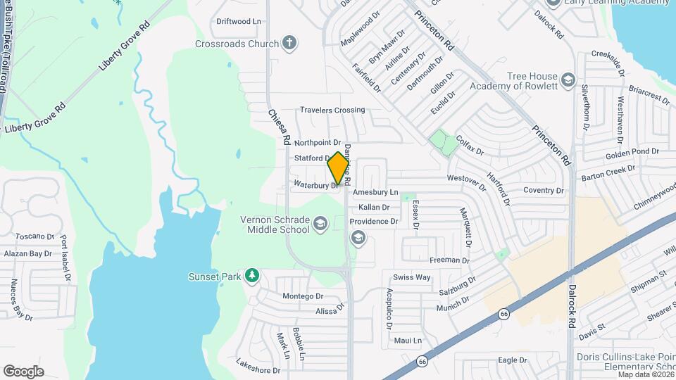 7306 Waterbury Dr Map and Location Details