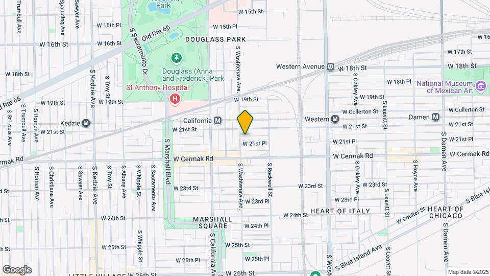 2650 W 21st Pl Map and Location Details