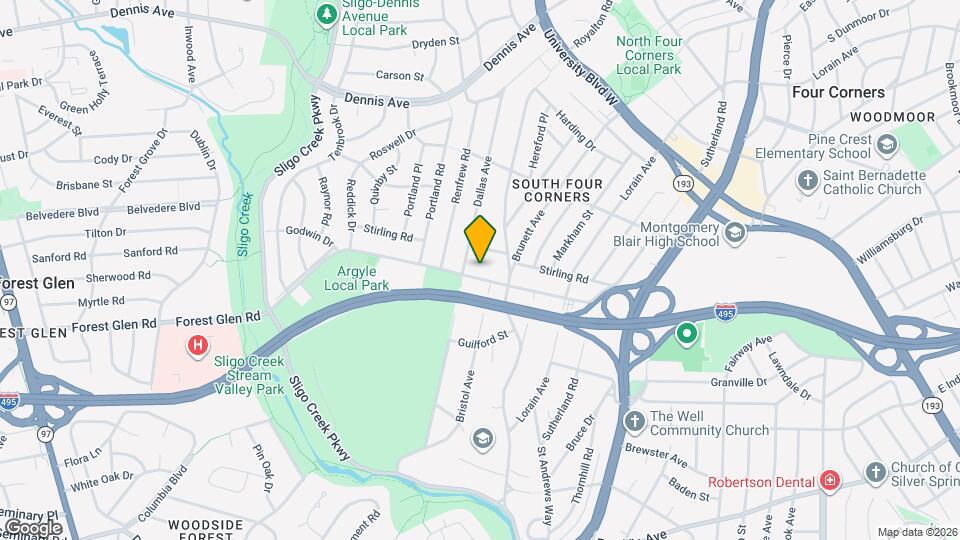 811 Forest Glen Rd Map and Location Details
