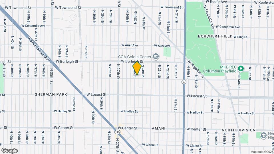 2478 W Chambers St Map and Location Details