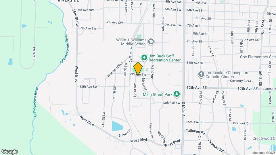 1155 6th St SW Map and Location Details