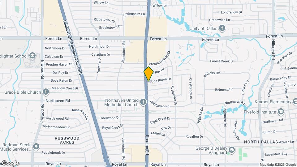6006 Boca Raton Dr Map and Location Details