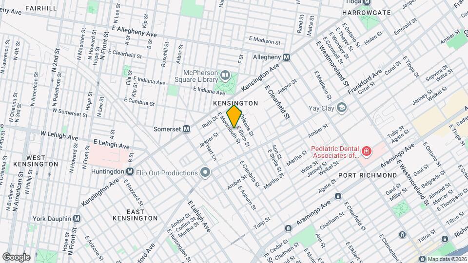 1919 E Monmouth St Map and Location Details