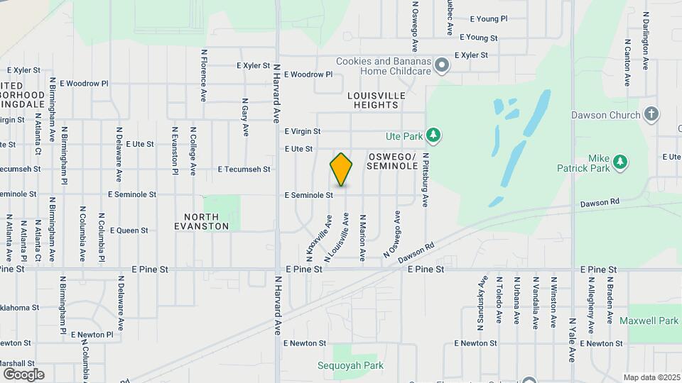 1804 N Louisville Ave Map and Location Details