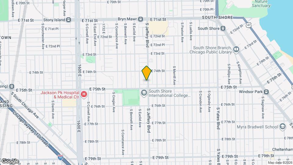 7440 S Jeffery Blvd Map and Location Details