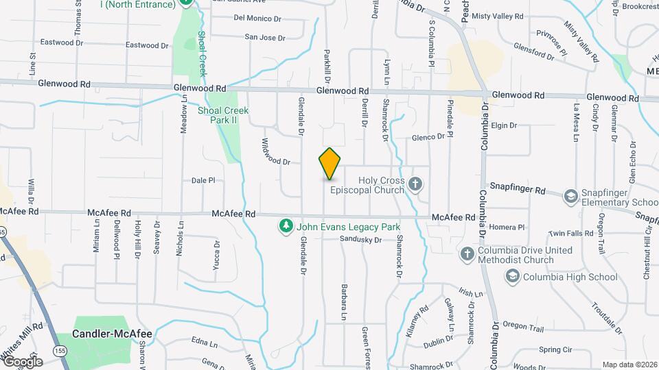 1964 Rosewood Rd Map and Location Details