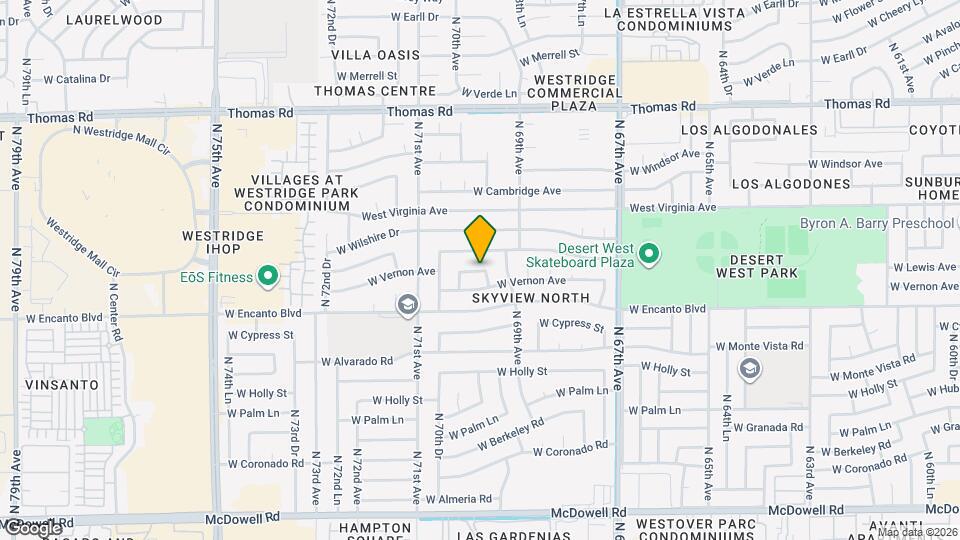 6934 W Haven Ave Map and Location Details