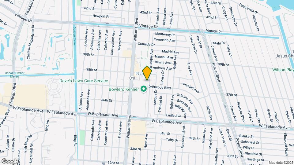 3717 Martinique Ave Mapa y Detalles de la Ubicación