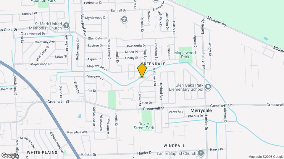 5863 Denova St Map and Location Details