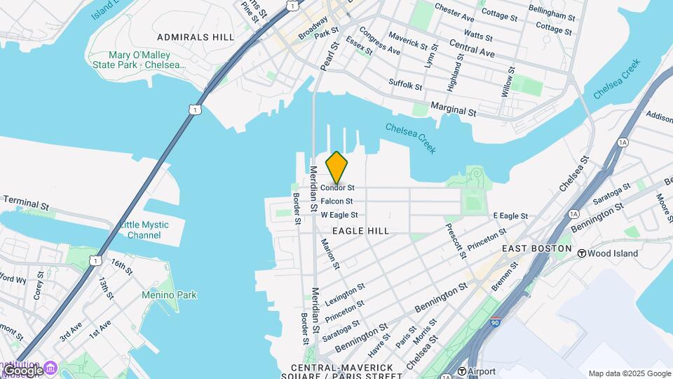 63 Condor St, Unit 1 Map and Location Details