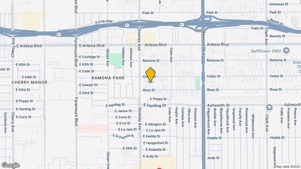 8543 Rose St Map and Location Details