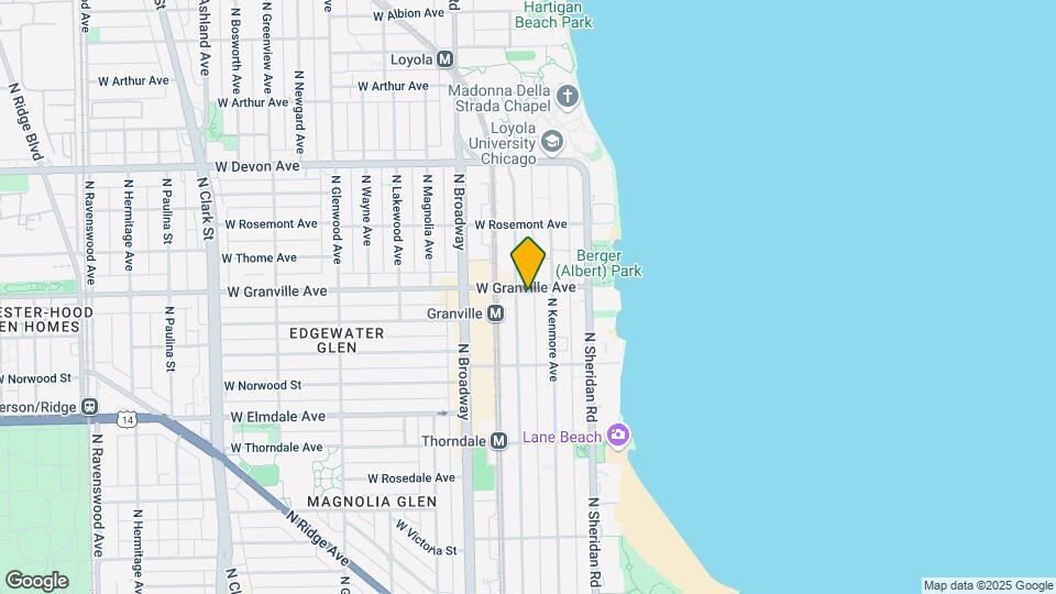 6165 N Winthrop Ave-Unit -804 Map and Location Details