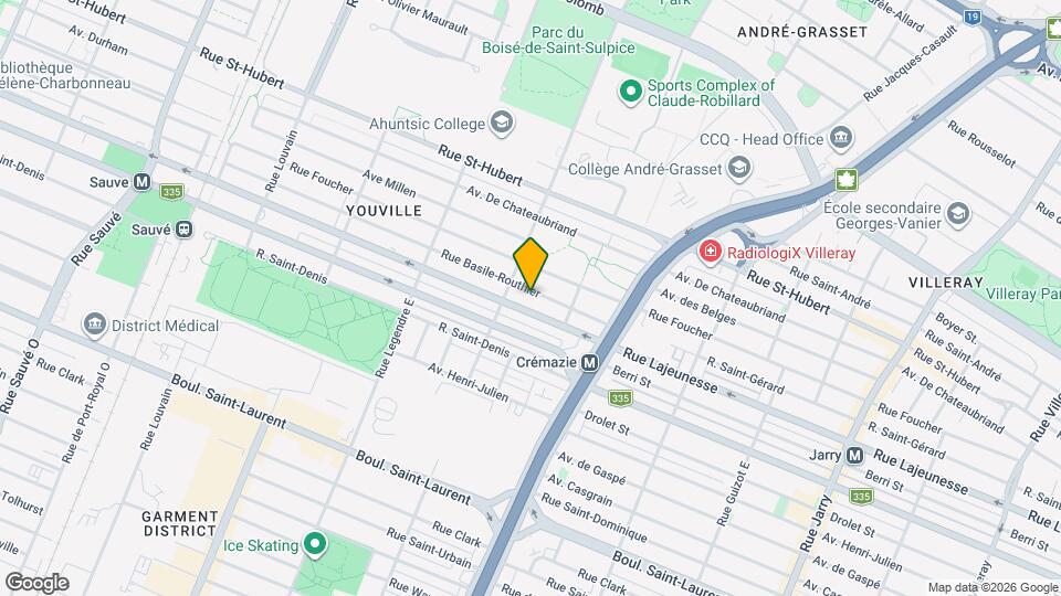 8860-8866 Basile-Routhier Rue Map and Location Details