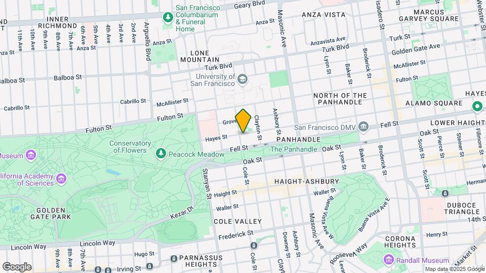 2085 Clayton St Map and Location Details