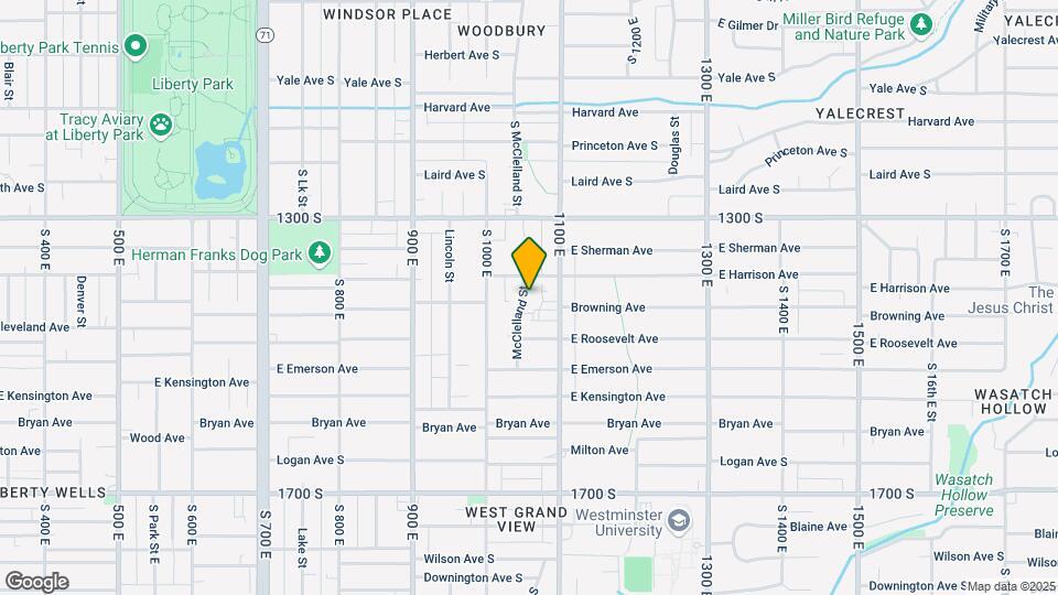 1397 S McClelland St Map and Location Details