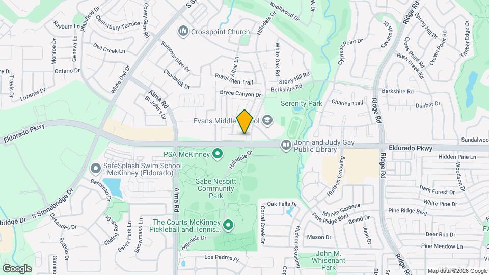 7005 Stone Canyon Ct Map and Location Details