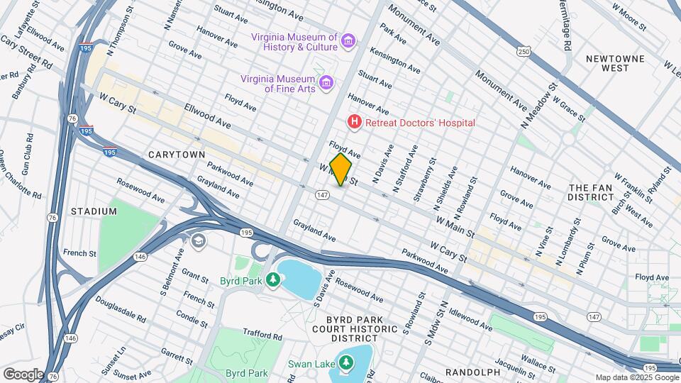 8 S Robinson St, Unit B Map and Location Details