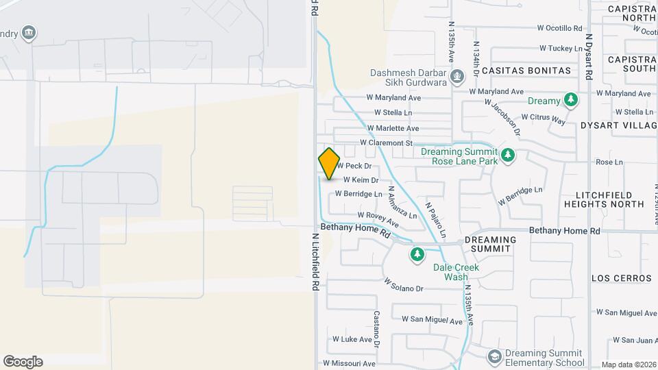 13845 W Keim Dr Map and Location Details