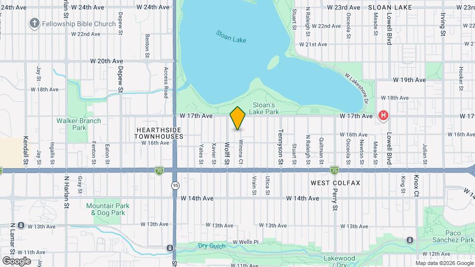 1641 Winona Ct Map and Location Details