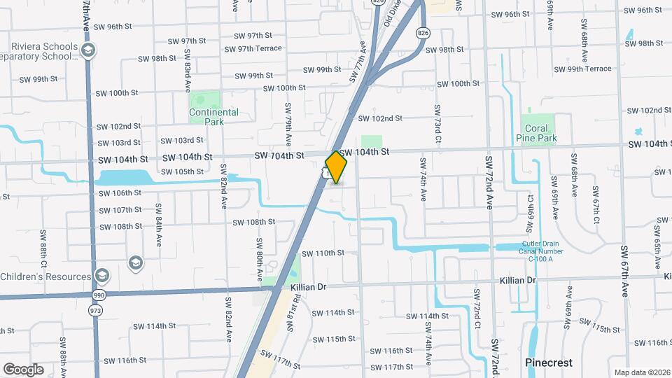 7752 SW 106th St Mapa y Detalles de la Ubicación