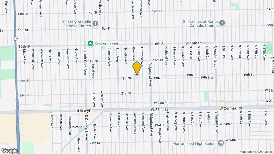 6441-6447 19th St Map and Location Details