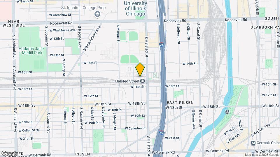 833 W 15th Pl Map and Location Details