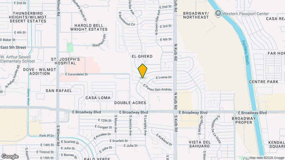 6844 E Kingston Dr Map and Location Details