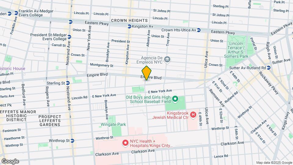 645 Lefferts Ave Mapa y Detalles de la Ubicación