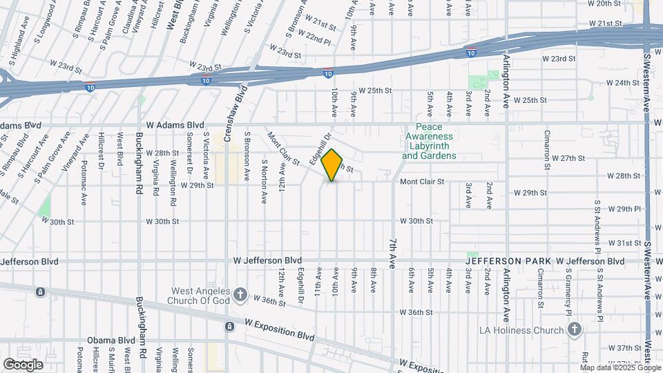 3906 Mont Clair St Map and Location Details