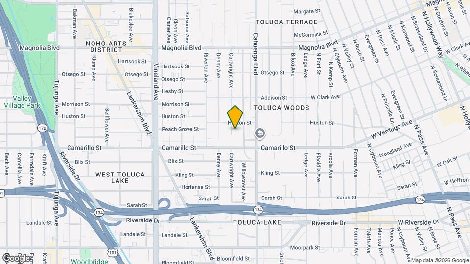 4838 Cartwright Ave Map and Location Details