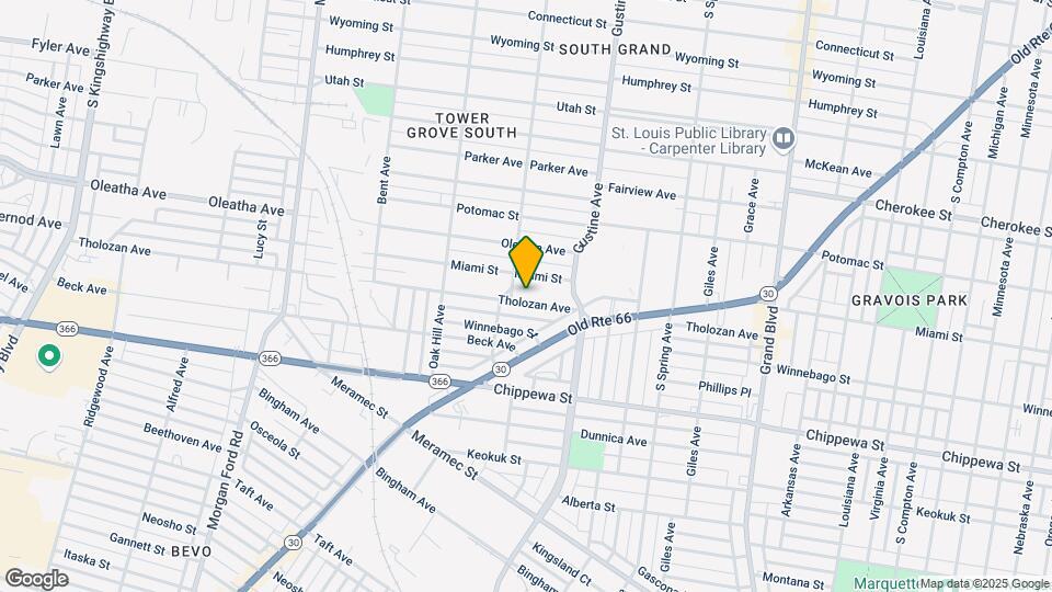 3953 Tholozan Ave Map and Location Details