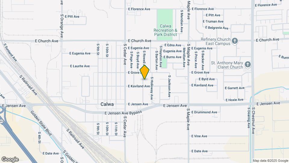 5533 S Rowell Ave Mapa y Detalles de la Ubicación