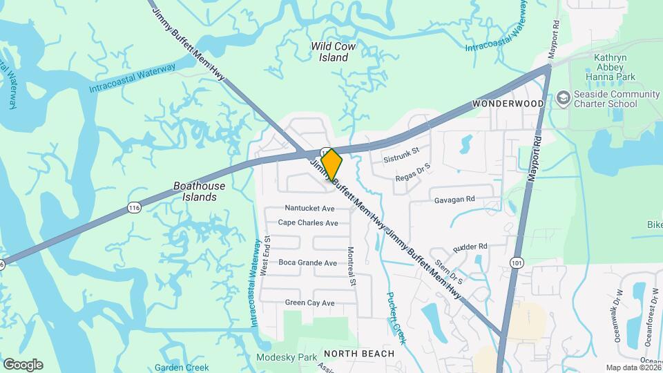 1111 Mayport Landing Cir Mapa y Detalles de la Ubicación